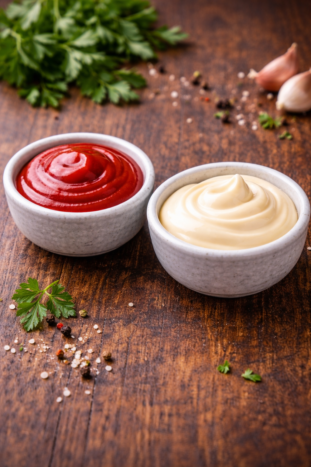 Mayo oder Ketchup