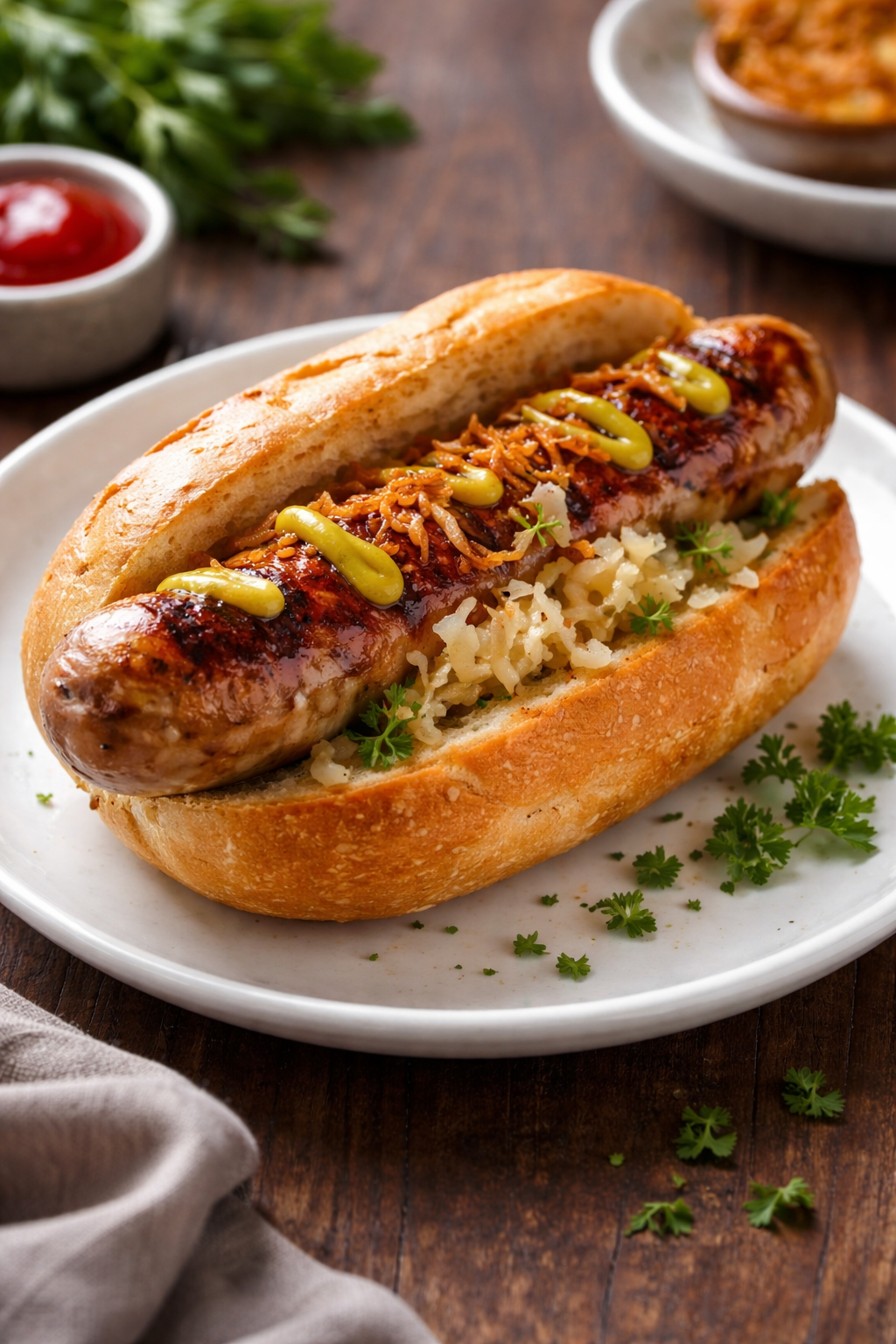Agathenburger im Brötchen